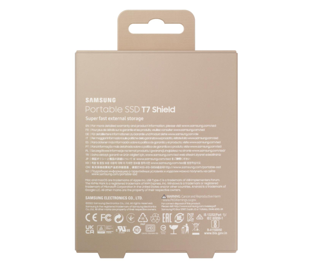 SAMSUNG T7 SHIELD USB 3.2 GEN.2 1TB BEZ. MU-PE1T0K/EU - 729816 - zdjęcie 9